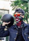 Шарф-мультибандана (баф) Rockbros не утепленный с принтом Джокер. Арт. RRB_11220004005 5