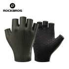 Велоперчатки ROCKBROS S376 короткие пальцы; оливковый 1
