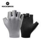 Велоперчатки ROCKBROS S376 короткие пальцы; светло-серый 1