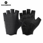 Велоперчатки ROCKBROS S396 короткие пальцы; черный 1