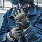 Велоперчатки ROCKBROS р. L серые. Длинные пальцы. 3