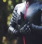 Перчатки ROCKBROS Thickened черные. Длинные пальцы. С защитой. 7