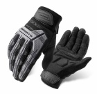Перчатки ROCKBROS Thickened черные. Длинные пальцы. С защитой. 1