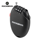 Замок вело ROCKBROS TL0956 кодовый, трос 2 х 600 мм; черный 1