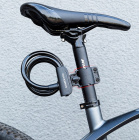 Замок Rockbros велосипедный черный под ключ. Димаетр троса 1.14см, длина троса 100 см. Арт. RB_32420 11