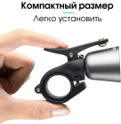Звонок ROCKBROS 2022-1B ударный в виде рожка; титановый цвет 6