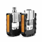 Педали ROCKBROS K502F складные платформы, алюминий; черно-серебристый 1