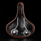 Седло велосипедное ROCKBROS 6800S пружинное, стиль ретро, 260x200x90 мм; коричневый 5