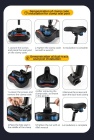Седло ROCKBROS 1176-2 комфортное силиконовое, 250x210x65 мм; черный 11