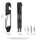 Многофункциональный мультитул-монтажки Rockbros с храповым ключём. Арт. RB_430002001 2