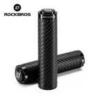 Грипсы ROCKBROS LKTW01 PU-кожа с карбоновым принтом, с замками; черный 1