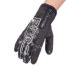 Велоперчатки ROCKBROS Guider черные. Длинные пальцы. Флисовые 6