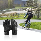 Велоперчатки ROCKBROS Guider черные. Длинные пальцы. Флисовые 7