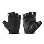 Велоперчатки ROCKBROS S106 короткие пальцы; черный 1