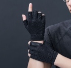 Велоперчатки ROCKBROS Ice Silk серые. Короткие пальцы 2