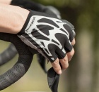 Велоперчатки ROCKBROS Ghost Claw черные. Короткие пальцы. 2