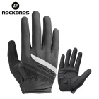 Велоперчатки ROCKBROS Shanghai р. XXL черные. Длинные пальцы. 1
