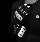 Велоперчатки ROCKBROS Reflective черные. Длинные пальцы. Кожаные со светоотражателями 4