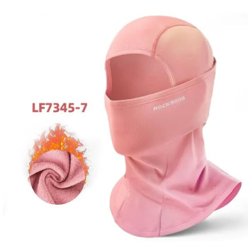 Подшлемник ROCKBROS LF7345 для активного отдыха, утепленный; розовый, универсальный размер