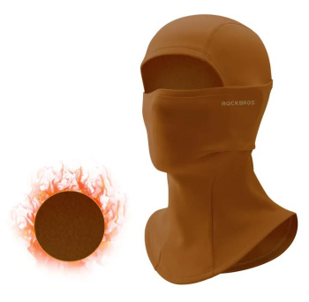 Подшлемник ROCKBROS LF7345 для активного отдыха, утепленный; каштаново-коричневый, универсальный раз
