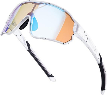 Очки солнцезащитные ROCKBROS SP314 детские с фотохромными линзами; белый с черными точками