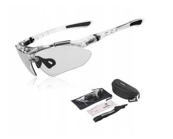 Очки солнцезащитные ROCKBROS 0089 с фотохромными линзами; прозрачная оправа