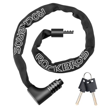 Замок вело ROCKBROS с ключом в защитном кожухе