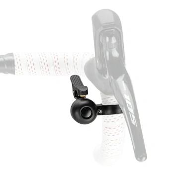 Звонок ROCKBROS BB2503 на руль баран, D 27-30 мм, левосторонний; черный