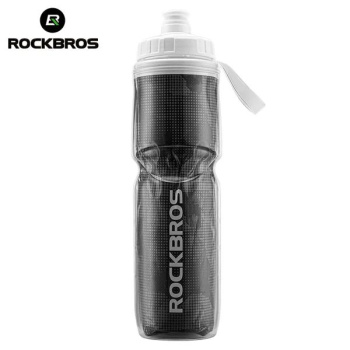 Велофляга-термос Rockbros для холодных напитков. Черная. Арт. RB_35210019001