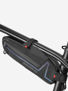 Велосумка ROCKBROS B56 на раму, объем 0,65 л; черный