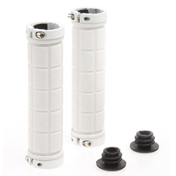 Грипсы ROCKBROS BT1011 с замком; белый / белый