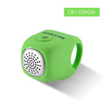 Звонок ROCKBROS CB1709 электро, 3 мелодии, силиконовая оболочка; зеленый