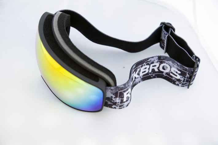 Очки горнолыжные ROCKBROS 14110005001. Цвет оправы - черный. Сферические двухслойные противо 9