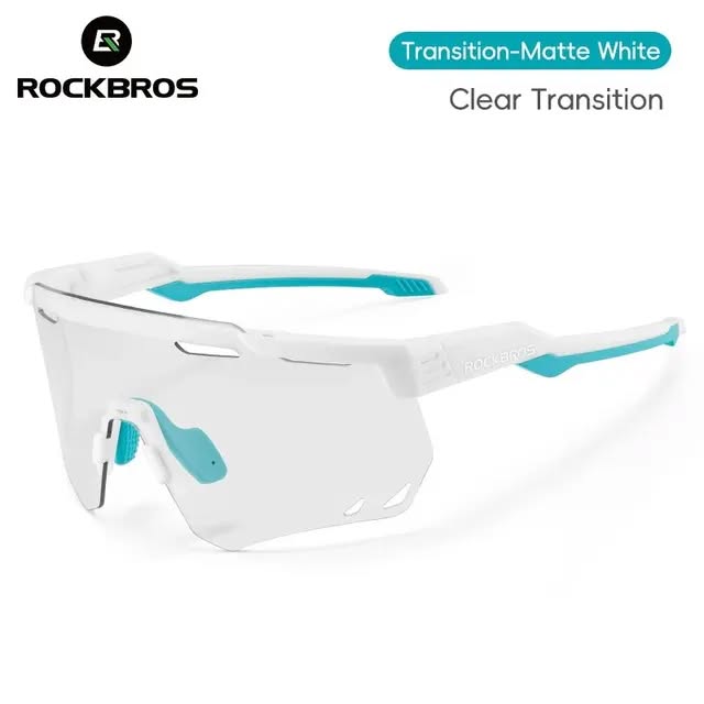 Очки солнцезащитные ROCKBROS SP323 с фотохромными линзами; матовый белый 1