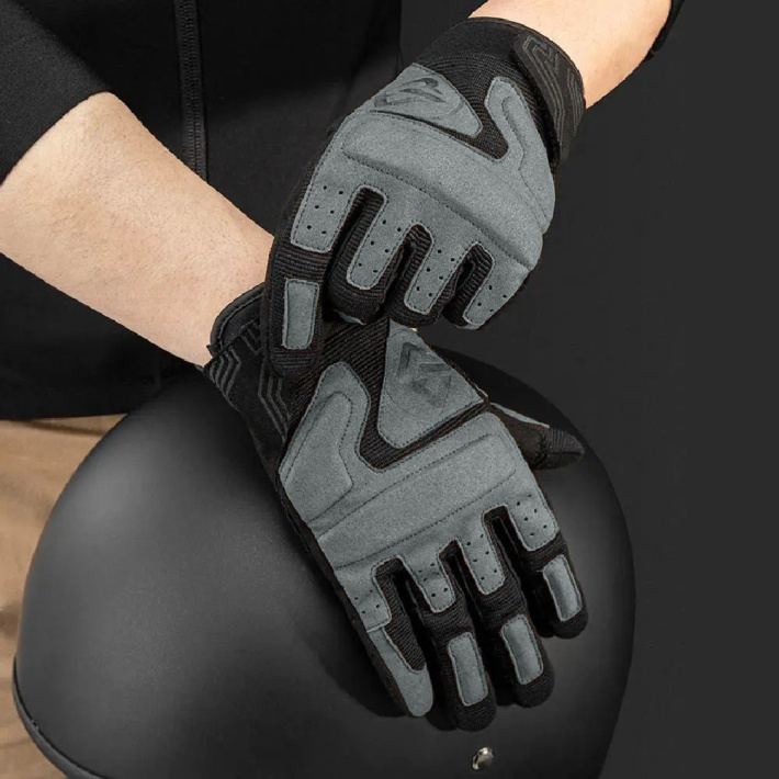 Велоперчатки ROCKBROS р. L серые. Длинные пальцы. 5