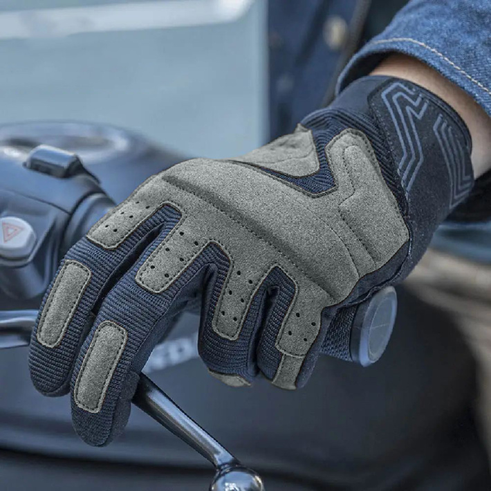 Велоперчатки ROCKBROS р. L серые. Длинные пальцы. 6