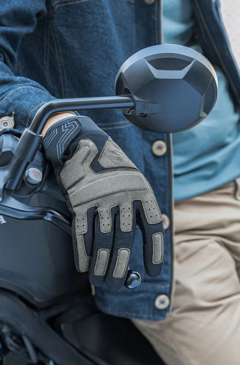 Велоперчатки ROCKBROS р. L серые. Длинные пальцы. 10