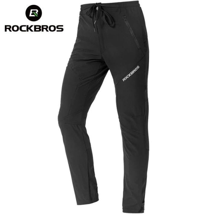Велоштаны ROCKBROS YPK025-1 свободный крой, с карманами; черный 1