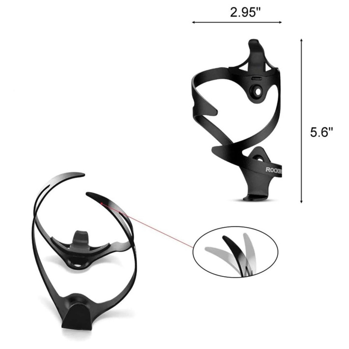 Флягодержатель Rockbros черный алюминиевый. арт. RB_2017-11ABK 3