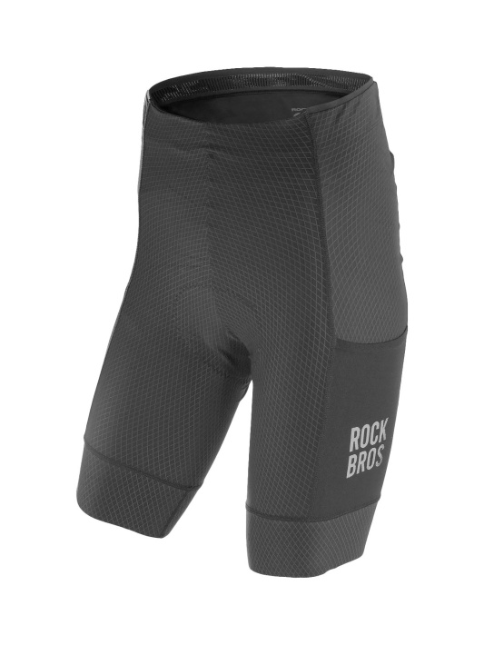 Велошорты премиум Rockbros мужские чёрные 1