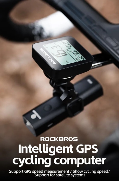 Велокомпьютер ROCKBROS G1 smart GPS, 8 функций 2