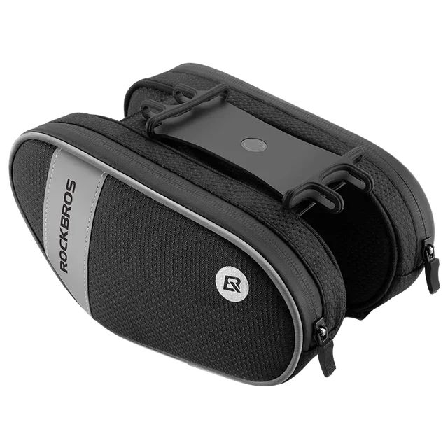 Велосумка ROCKBROS на раму с держателем телефона, два боковых кармана 1