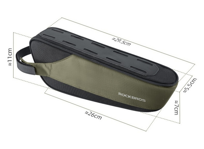 Сумка Rockbros под раму 1,4L водозащитная. Цвет хаки. арт. RB_30120081001 5