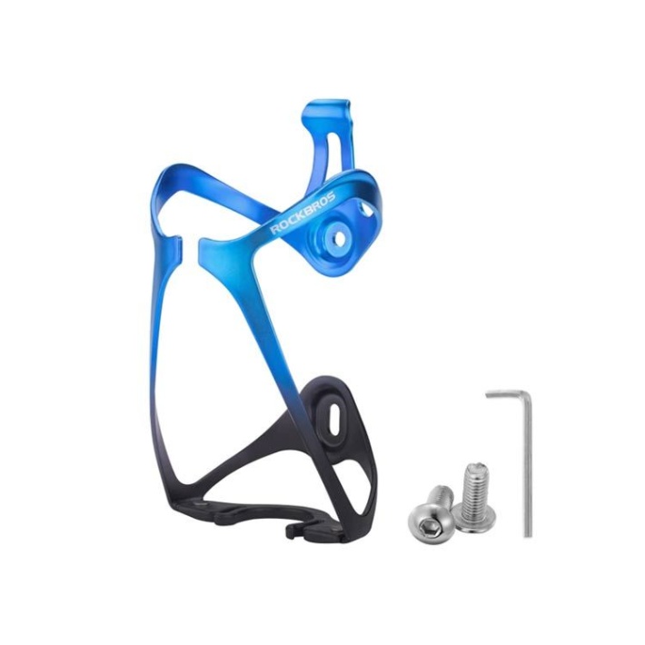 Флягодержатель ROCKBROS под стандартную бутылку сине черный 1