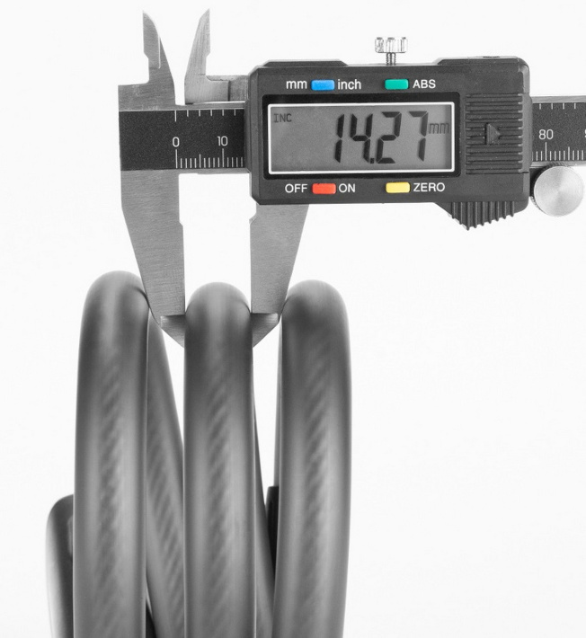 Замок Rockbros велосипедный черный под ключ. Димаетр троса 1.14см, длина троса 100 см. Арт. RB_32420 2