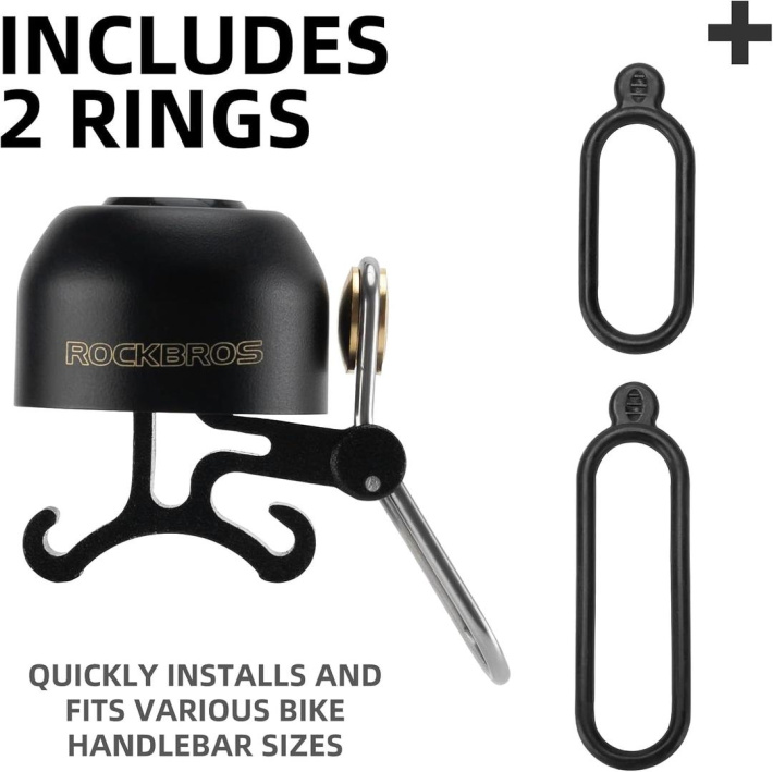 Звонок Rockbros чёрный металлический. Арт. RB_340001001 3