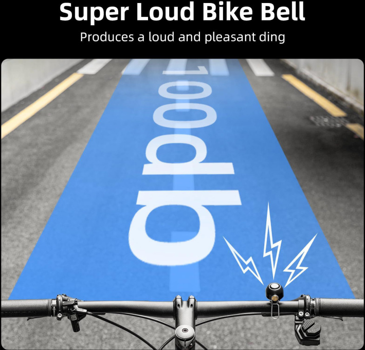 Звонок Rockbros чёрный металлический. Арт. RB_340001001 6