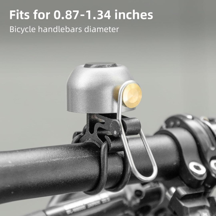 Звонок Rockbros титанового цвета металлический. Арт. RB_340001002 4