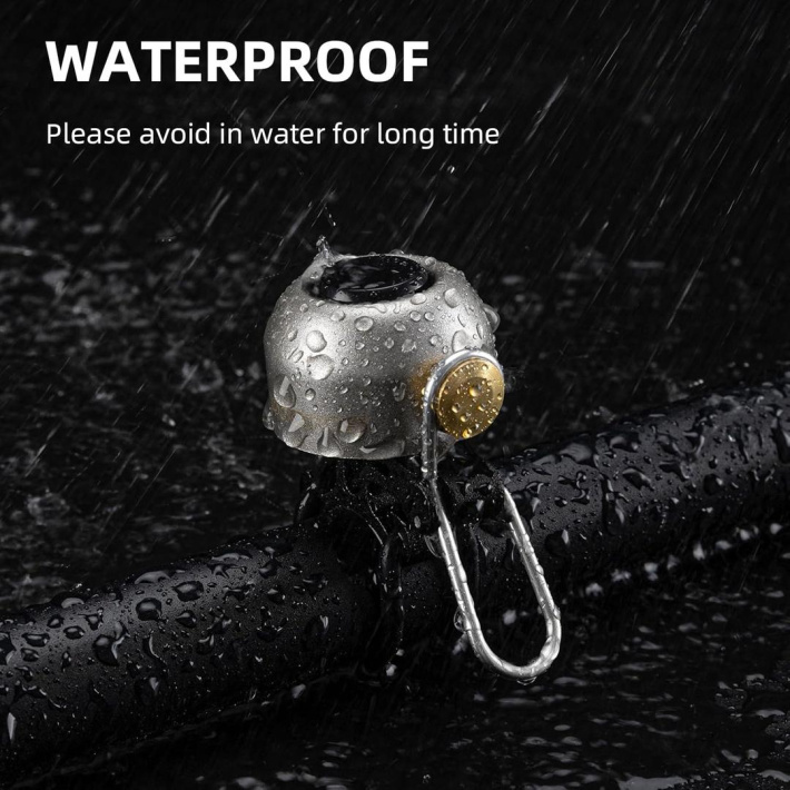 Звонок Rockbros титанового цвета металлический. Арт. RB_340001002 9