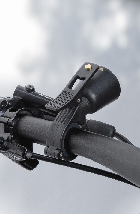 Звонок ROCKBROS черный, ударный в виде рожка, арт 34210005001 11